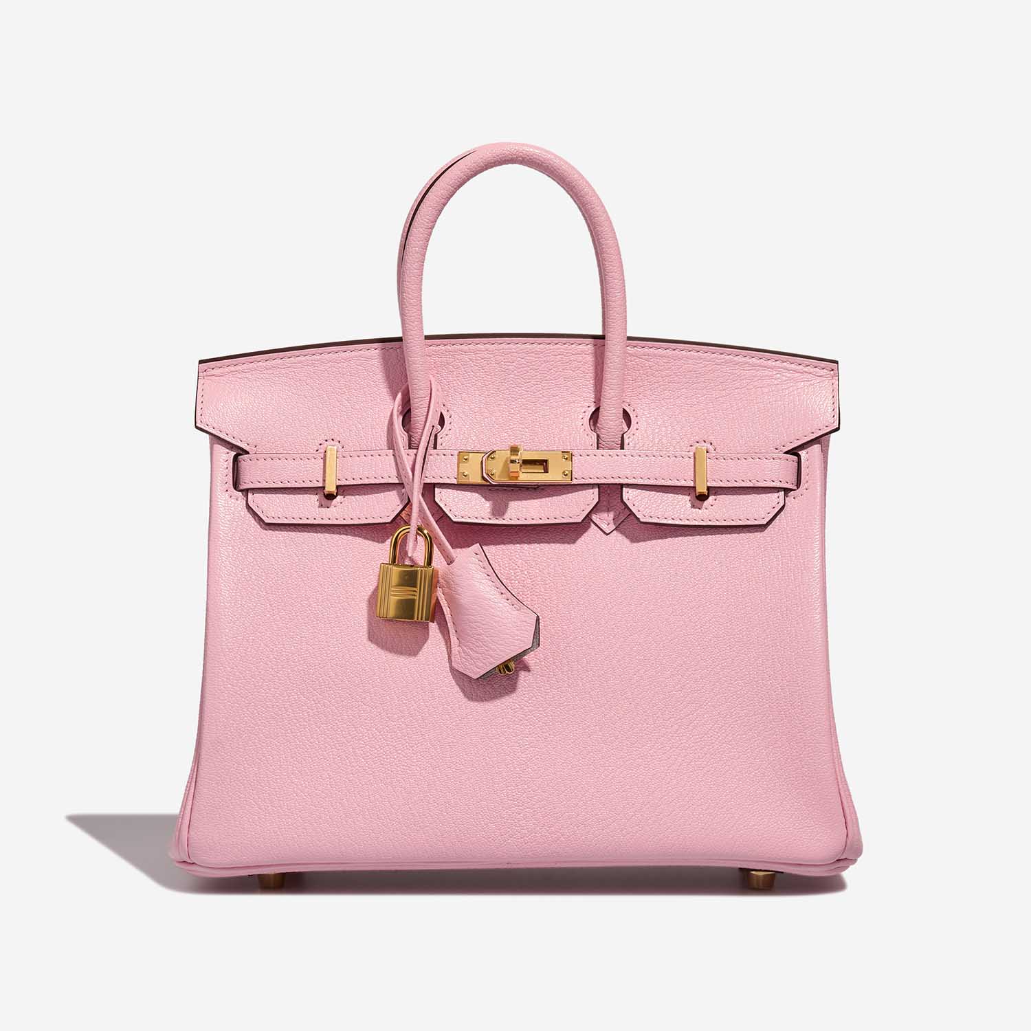 Birkin HSS 25 Chèvre Rose Sakura / Gris Perle