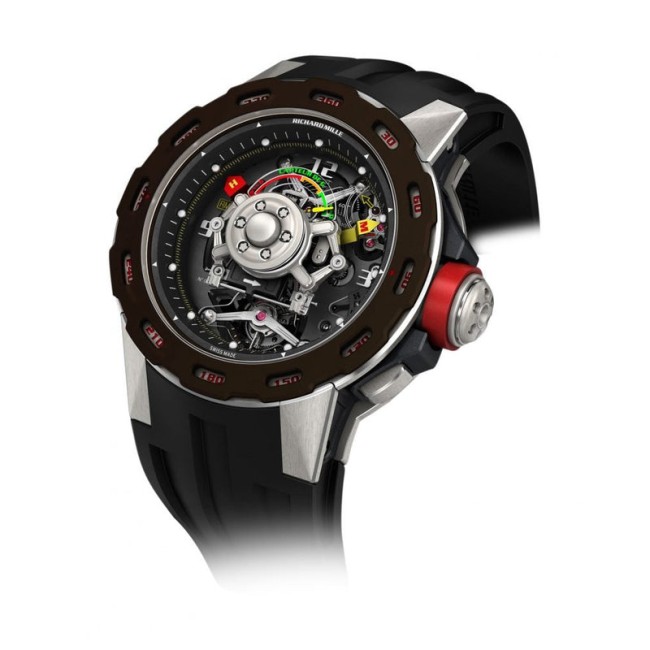 Richard Mille RM 36-01 Manual Winding Tourbillon G-Sebastien Loeb Men's watch Carbon,Ceramic,Titanium