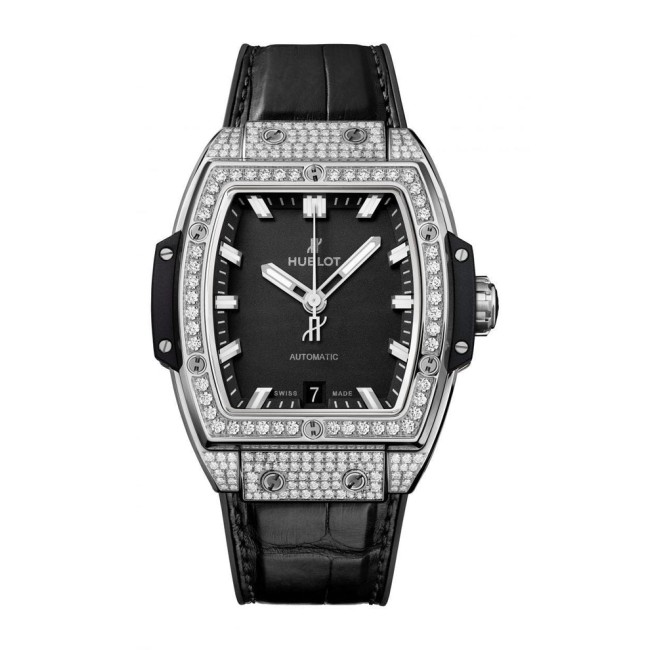 Hublot Spirit of Big Bang Titanium Pavé Woman's Watch 665.NX.1170.LR.1604