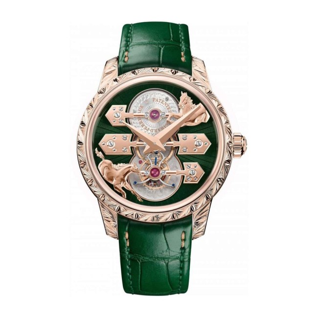 Girard-Perregaux La Esmeralda Tourbillon “A Secret” Eternity Edition Men's Watch 99274-52-3162-5CC