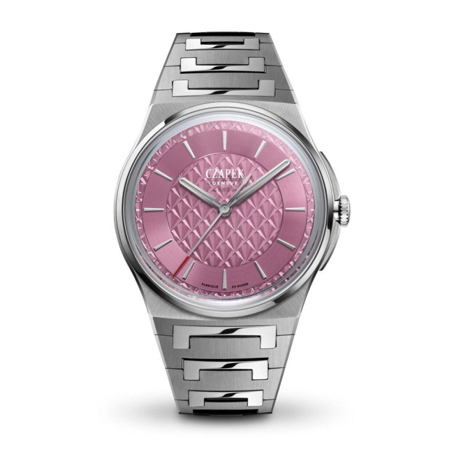 Czapek Antarctique S Sashiko PInk Lotus Men's Watch