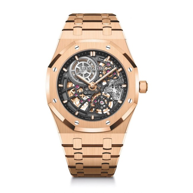 Audemars Piguet Royal Oak “Jumbo” Extra-Thin Openworked Woman's Watch 16204OR.OO.1240OR.01