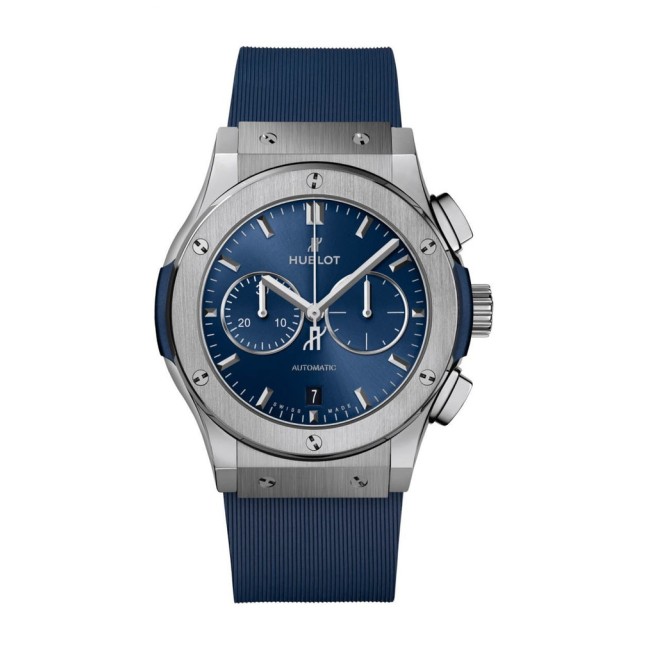 Hublot Classic Fusion Chronograph Titanium Blue Men's Watch 541.NX.7170.RX