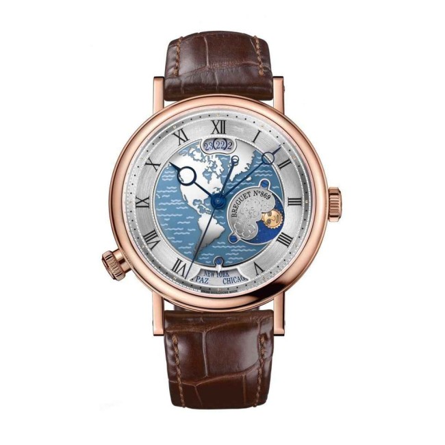 Breguet Classique Hora Mundi 5717 Men's Watch 5717BR/US/9ZU