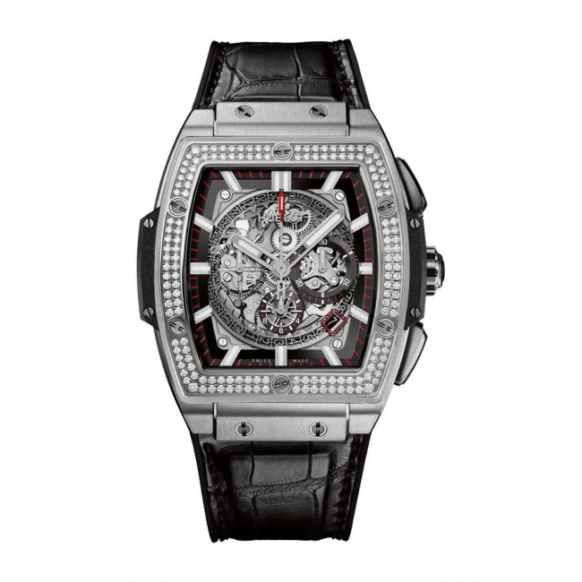 Hublot Spirit Of Big Bang Titanium Diamonds Men's Watch 641.NX.0173.LR.1104