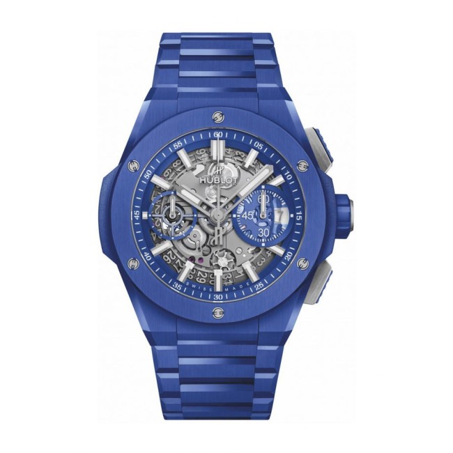 Hublot Big Bang Integral Indigo Blue Ceramic Men's Watch 451.EX.5210.EX