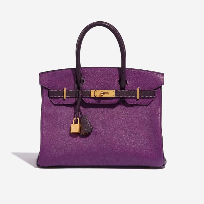 Birkin HSS 30 Chèvre Mysore Anémone / Raisin