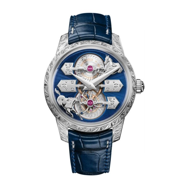 Girard-Perregaux La Esmeralda Tourbillon “A Secret” Eternity Edition Men's Watch 99274-53-3198-5CC