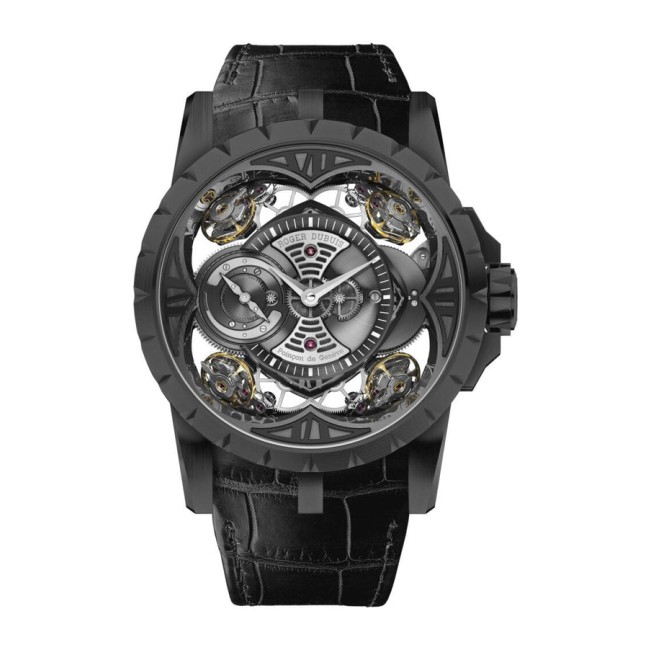 Roger Dubuis Quatuor Black DLC Titanium Men's watch RDDBEX0425