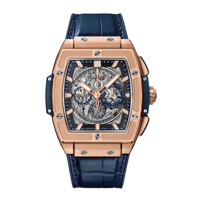 Hublot Spirit of Big Bang King Gold Blue Men's Watch 641.OX.7180.LR