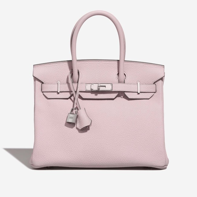 Birkin 30 Taurillon Clemence Mauve Pale