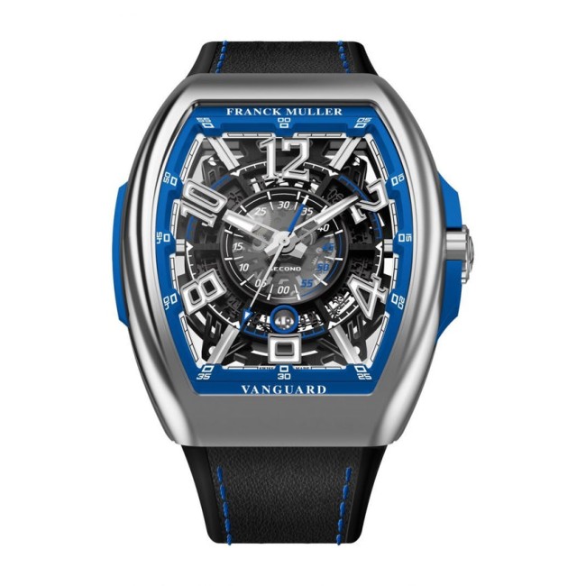 Franck Muller Vanguard Racing Skeleton Men's Watch V 45 SC DT SQT RCG (BL) AC