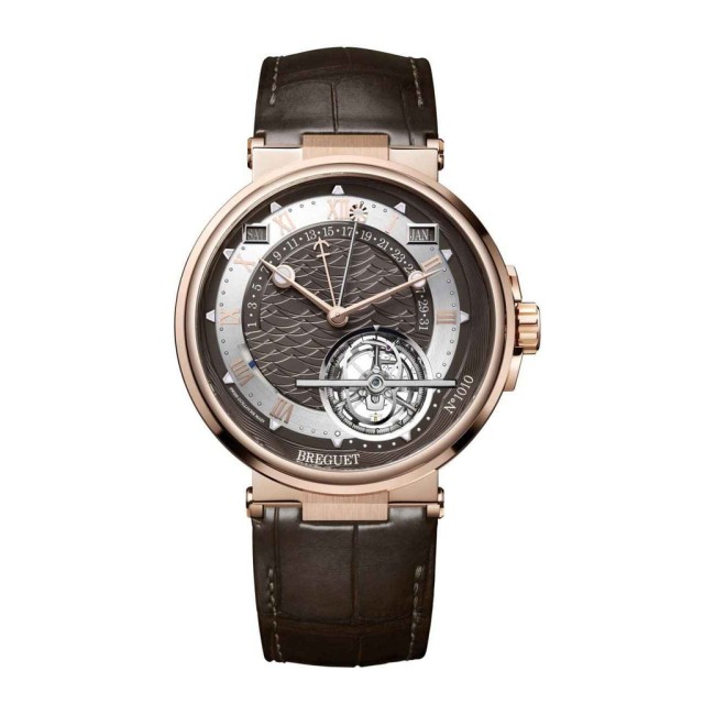 Breguet Marine Tourbillon Équation Marchante 5887 Men's Watch 5887BR/G2/9WV