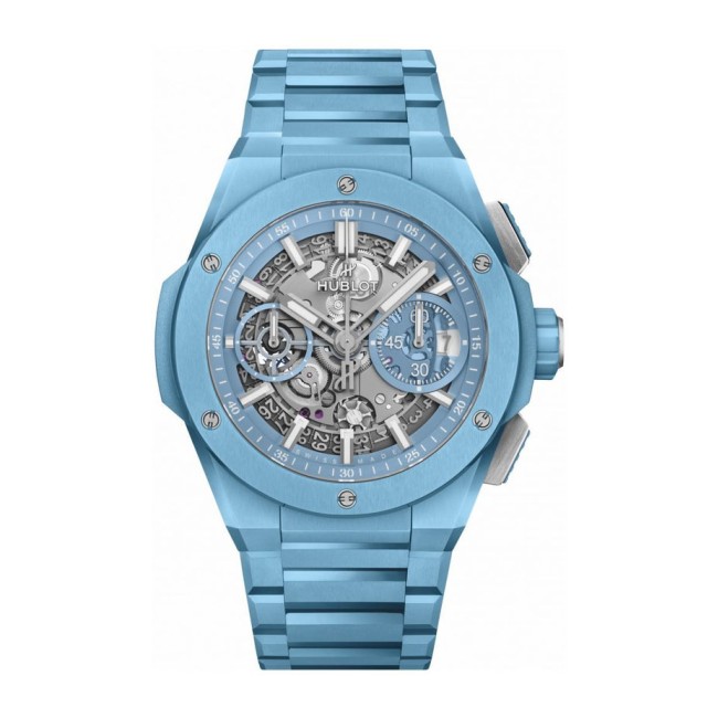 Hublot Big Bang Integral Sky Blue Ceramic Men's Watch 451.EX.5129.EX