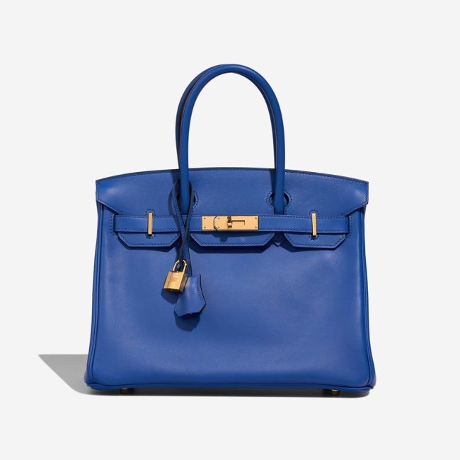 Birkin 30 Veau Jonathan Bleu de France