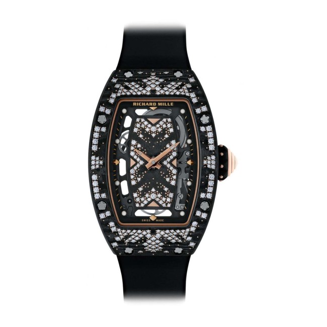 Richard Mille RM 07-01 Intergalactic Bright Night Men's watch Carbon,Red Gold