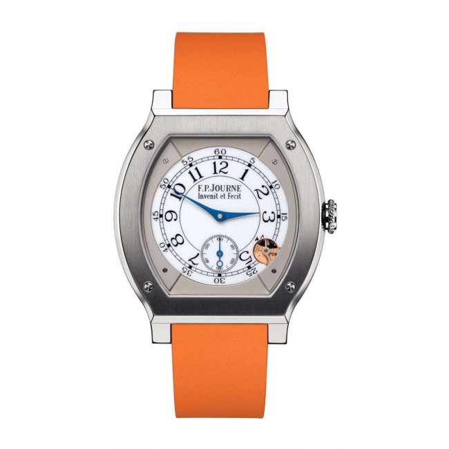 F.P.Journe 40mm élégante 48 Titanium Men's Watch Orange strap Titanium