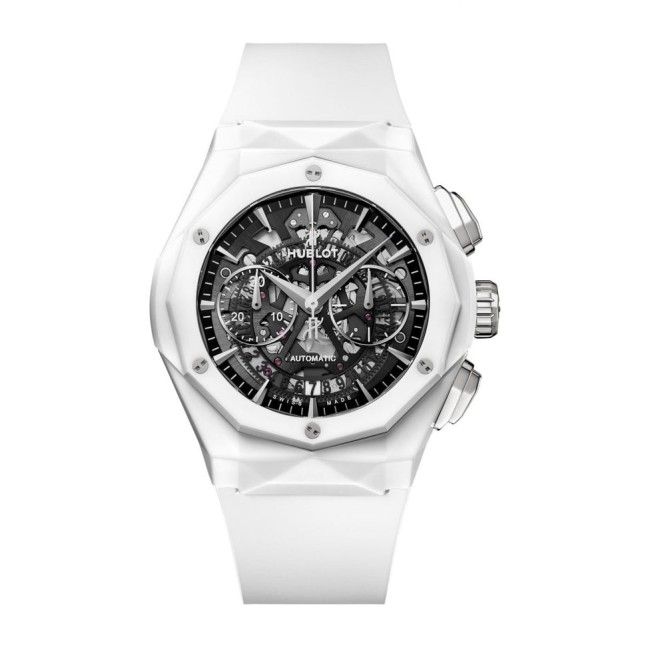 Hublot Classic Fusion Aerofusion Chronograph Orlinski White Ceramic Men's Watch 525.HI.0170.RW.ORL21