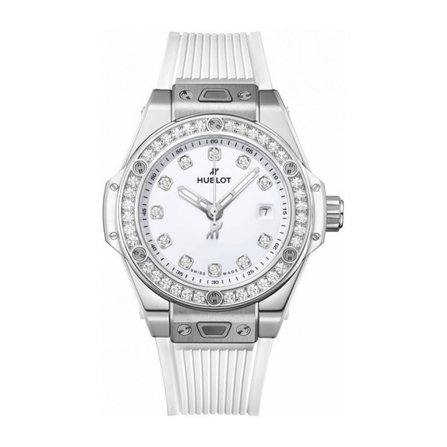 Hublot Big Bang One Click Steel White Diamonds Woman's Watch 485.SE.2210.RW.1204