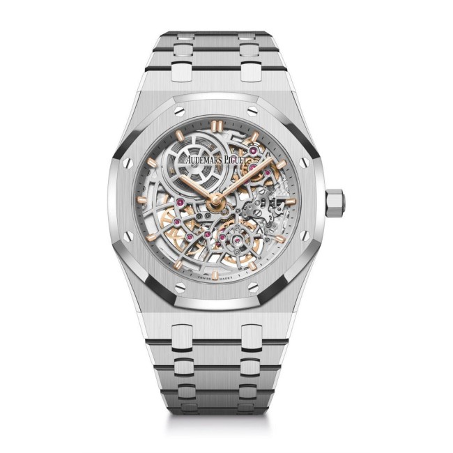 Audemars Piguet Royal Oak “Jumbo” Extra-Thin Openworked Men's Watch 16204ST.OO.1240ST.01