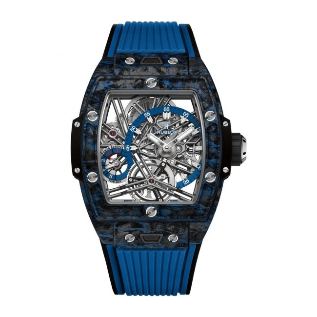 Hublot Spirit of Big Bang Tourbillon Carbon Blue Men's Watch 645.QL.7117.RX