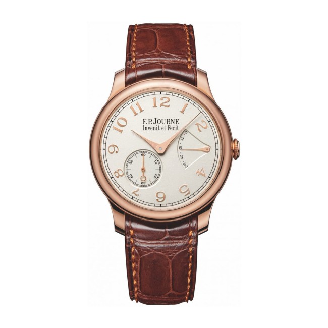 F.P.Journe 40mm Chronomètre Souverain Men's Watch Brown strap Red Gold