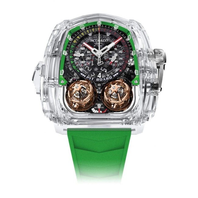 Jacob & Co Twin Turbo Furious Sapphire Crystal Men's TT220.80.AA.AA.A