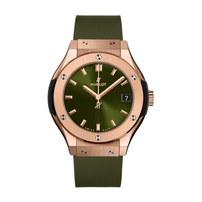 Hublot Classic Fusion Green King Gold Men's Watch 511.OX.8980.RX