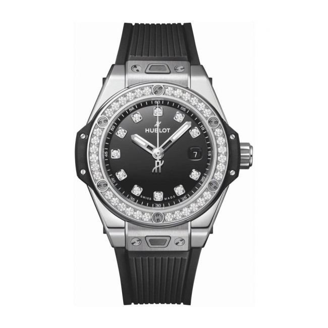 Hublot Big Bang One Click Steel Diamonds Woman's Watch 485.SX.1270.RX.1204