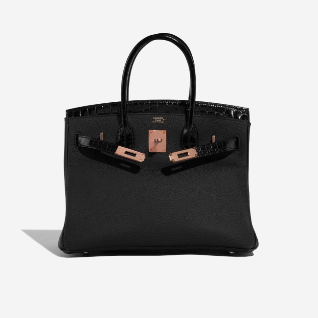 Birkin Touch 30 Togo / Alligator Black