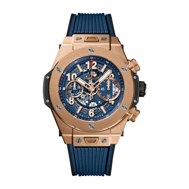 Hublot Big Bang Unico King Gold Blue Men's Watch 411.OX.5189.RX