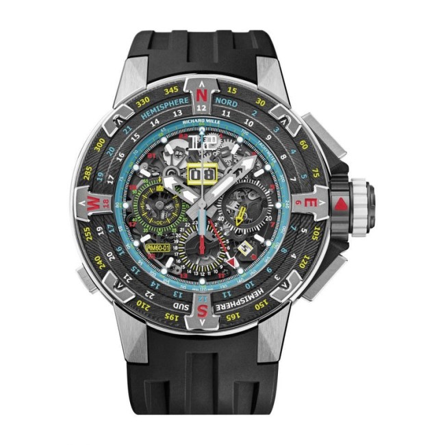 Richard Mille RM 60-01 Automatic Flyback Chronograph Les Voiles de St Barth Men's watch Carbon,Titanium