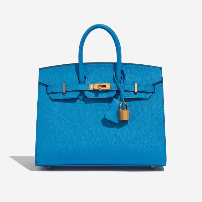 Birkin 25 Epsom Blue Frida