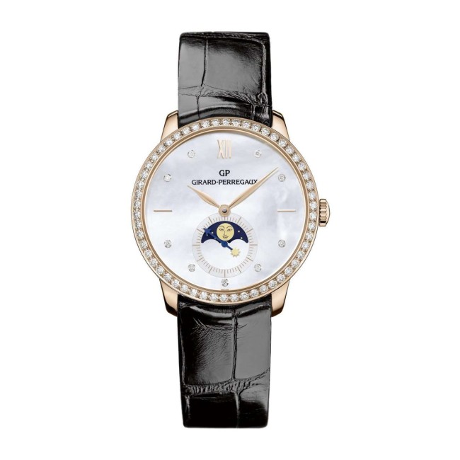 Girard-Perregaux 1966 Moon Phases Woman's Watch 49524D52A751-CK6A