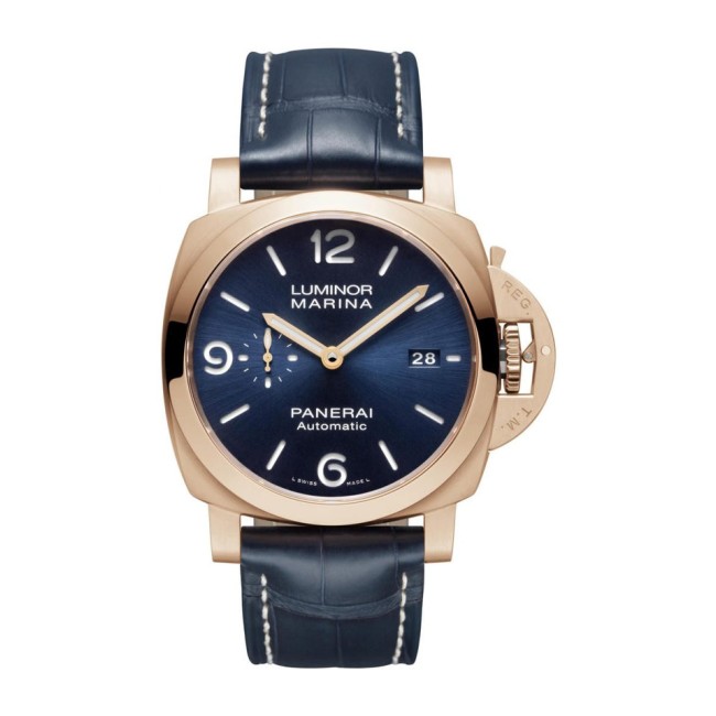 Panerai Luminor Marina Goldtech™ Sole Blu Men's watch PAM01112