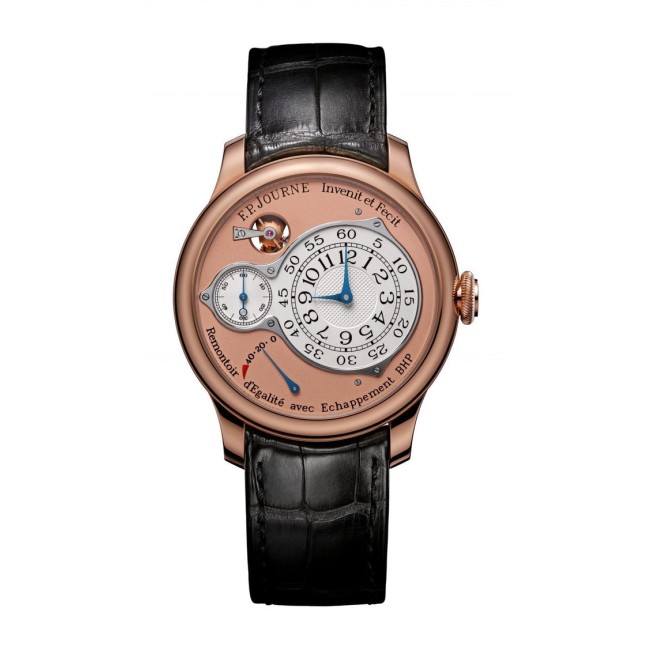 F.P.Journe 40mm Chronomètre Optimum Men's Watch Black strap Red Gold