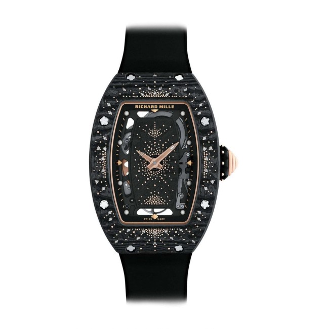 Richard Mille RM 07-01 Intergalactic Dark Night Men's watch Carbon,Red Gold