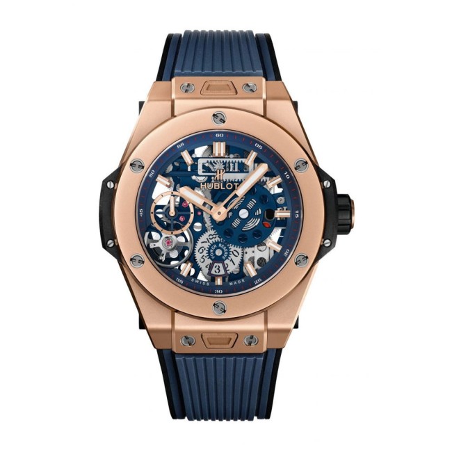 Hublot Big Bang MECA-10 King Gold Blue Men's Watch 414.OI.5123.RX