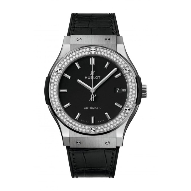 Hublot Classic Fusion Titanium Diamonds Men's Watch 511.NX.1171.LR.1104