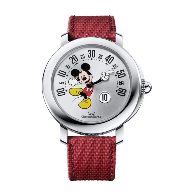 Bvlgari Gerald Genta Arena Retro Mickey Mouse Disney Men's Watch 103613