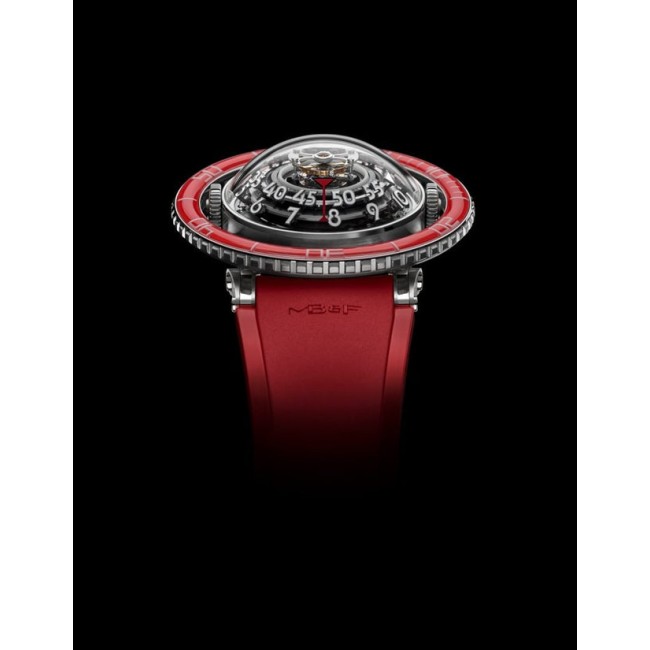 MB&F HM7 Aquapod Platinum Red Men's 70.PBL.B