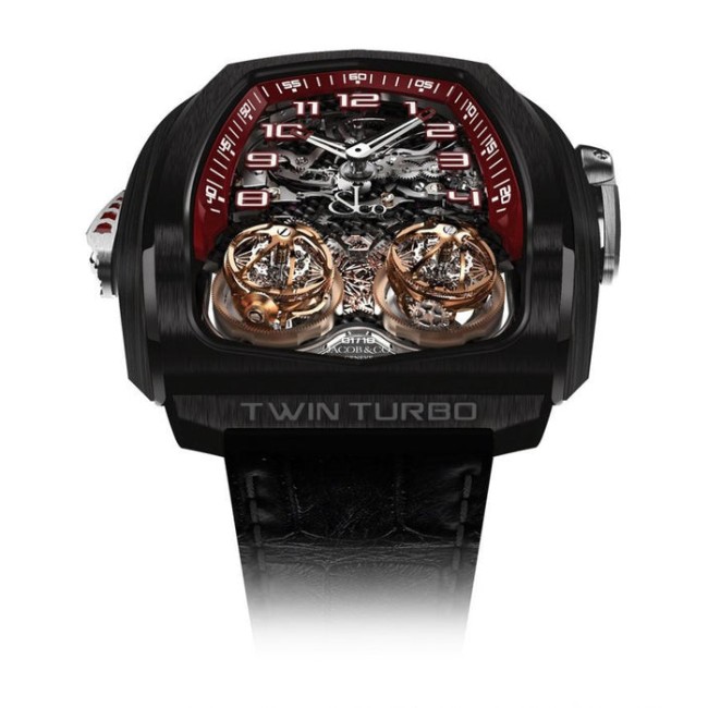 Jacob & Co Twin Turbo Black DLC Men's TT100.21.NS.NK.C