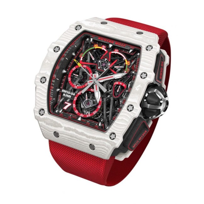 Richard Mille RM 50-04 Tourbillon Chronographe à Rattrapante Kimi RÄIKKÖNEN Men's watch Carbon