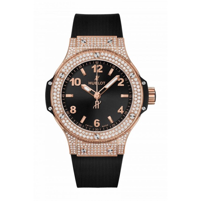 Hublot Big Bang Gold Pavé Woman's Watch 361.PX.1280.RX.1704