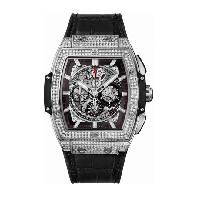 Hublot Spirit Of Big Bang Titanium Pavé Men's Watch 641.NX.0173.LR.1704