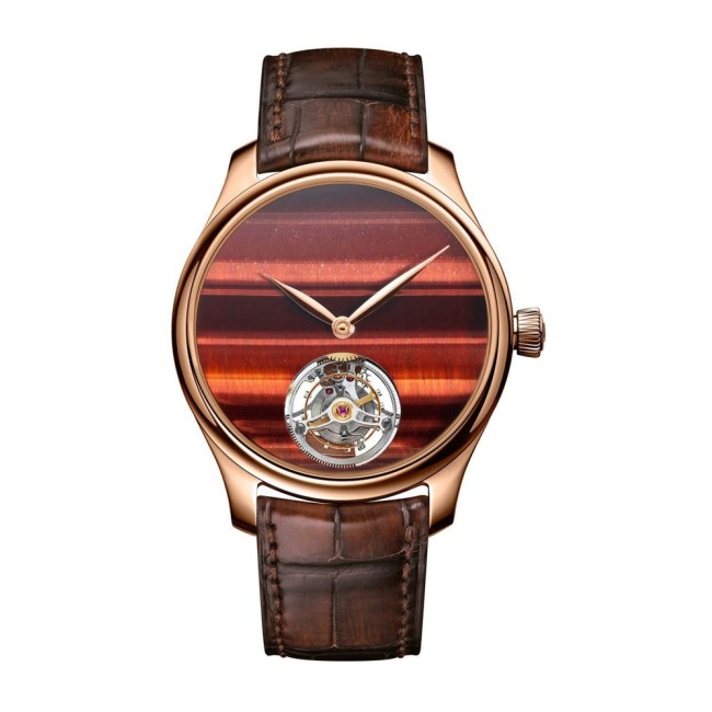 H. Moser & Cie Endeavour Tourbillon Concept Tiger’s Eye Men's Watch 1804-0401