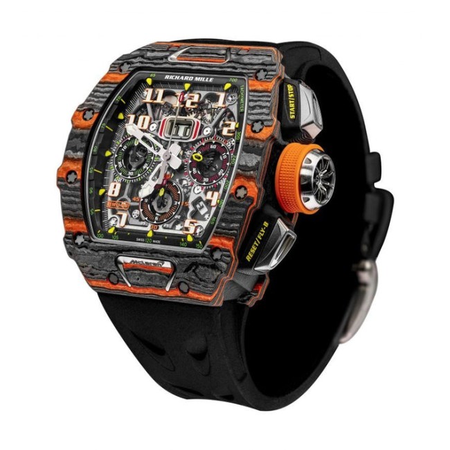 Richard Mille RM 11-03 Automatic Flyback Chronograph McLaren Men's watch Carbon