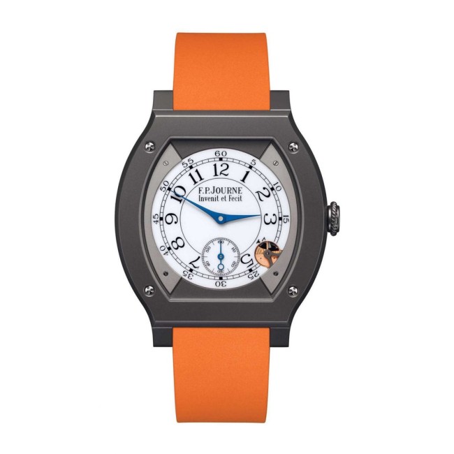 F.P.Journe 40mm élégante 48 Titalyt Men's Watch Orange strap Titanium