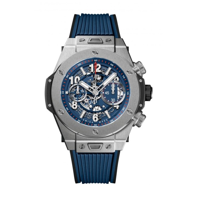 Hublot Big Bang Unico Titanium Blue Men's Watch 411.NX.5179.RX