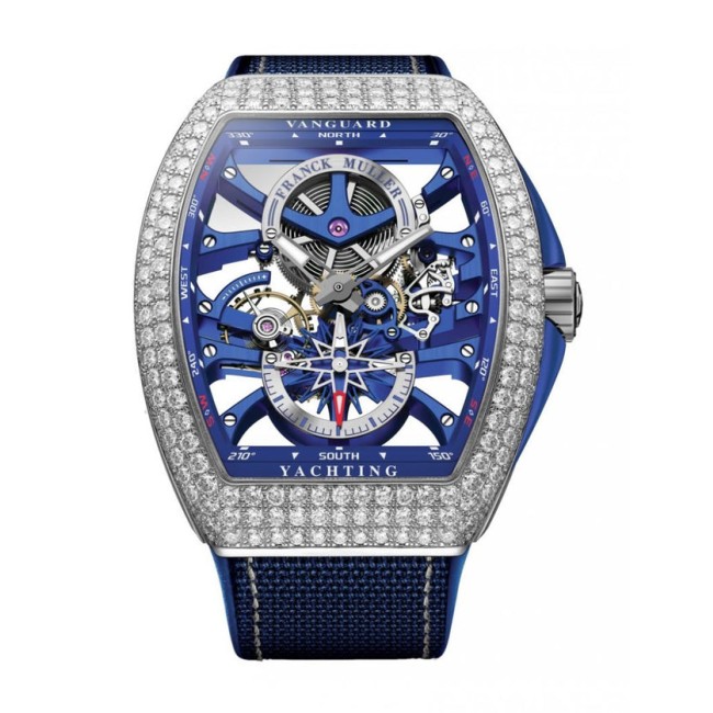 Franck Muller Vanguard Yachting Anchor Skeleton Men's Watch V 45 S6 SQT YACHT (BL) WG